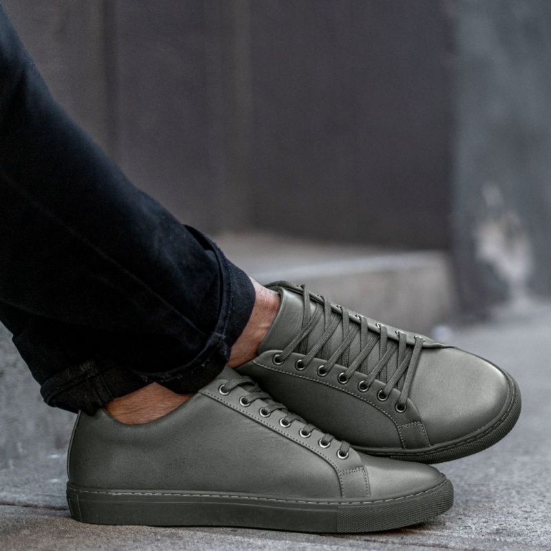 Thursday Boots Premier Low Top Sneakers Herren Grau | Österreich-78609EIQK