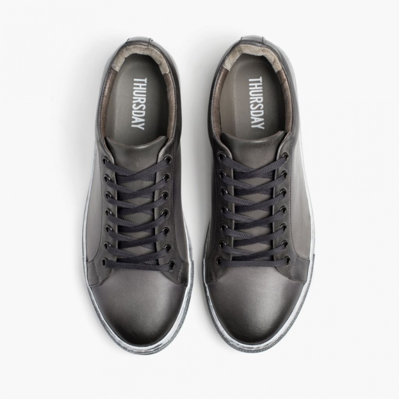 Thursday Boots Premier Low Top Sneakers Herren Grau | Österreich-31260BQSI