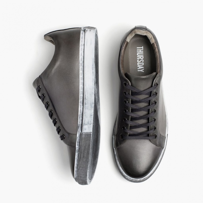 Thursday Boots Premier Low Top Sneakers Herren Grau | Österreich-31260BQSI