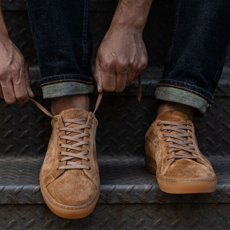 Thursday Boots Premier Low Top Sneakers Herren Braun | Österreich-83176ONJB
