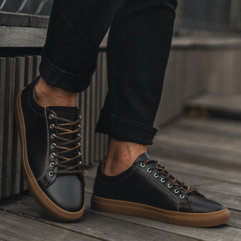 Thursday Boots Premier Low Top Sneakers Herren Dunkelbraun | Österreich-82653DLRO