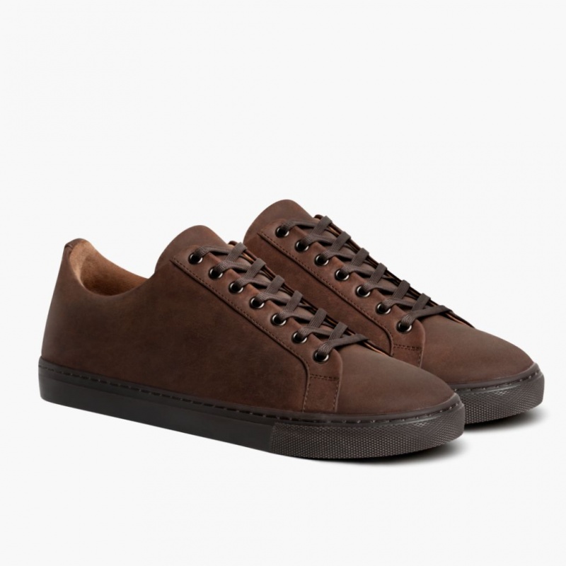 Thursday Boots Premier Low Top Sneakers Herren Dunkelbraun | Österreich-47368BHPY