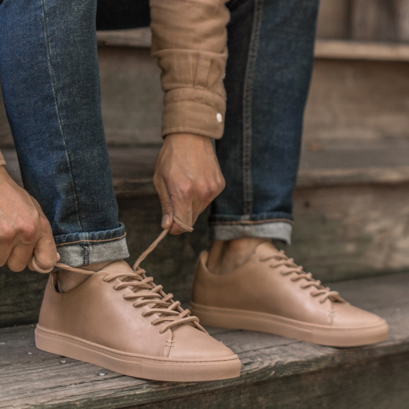 Thursday Boots Premier Low Top Sneakers Herren Beige | Österreich-10259CPLW