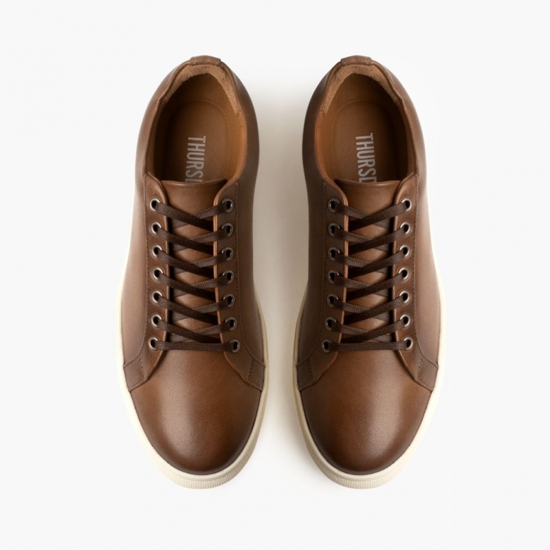 Thursday Boots Premier Low Top Sneakers Damen Dunkelbraun | Österreich-85017ZPNB
