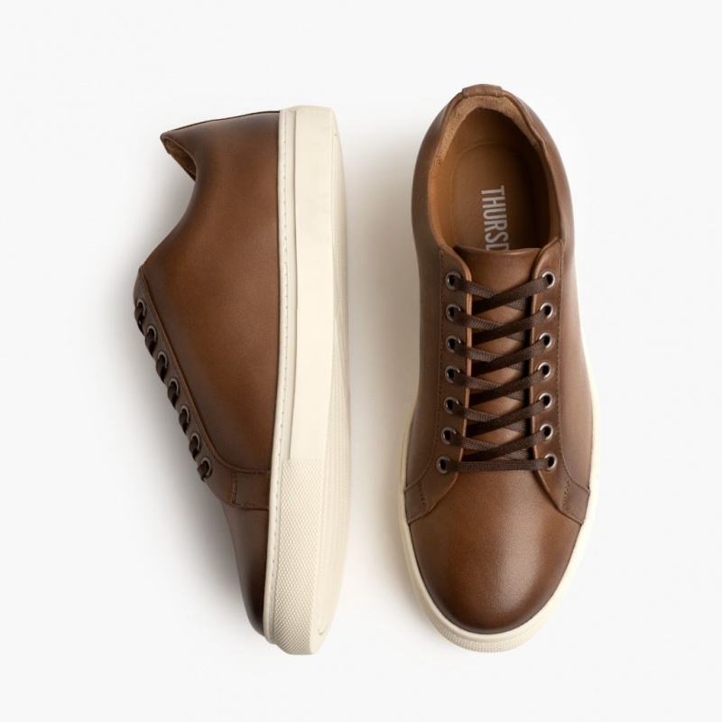 Thursday Boots Premier Low Top Sneakers Damen Dunkelbraun | Österreich-85017ZPNB