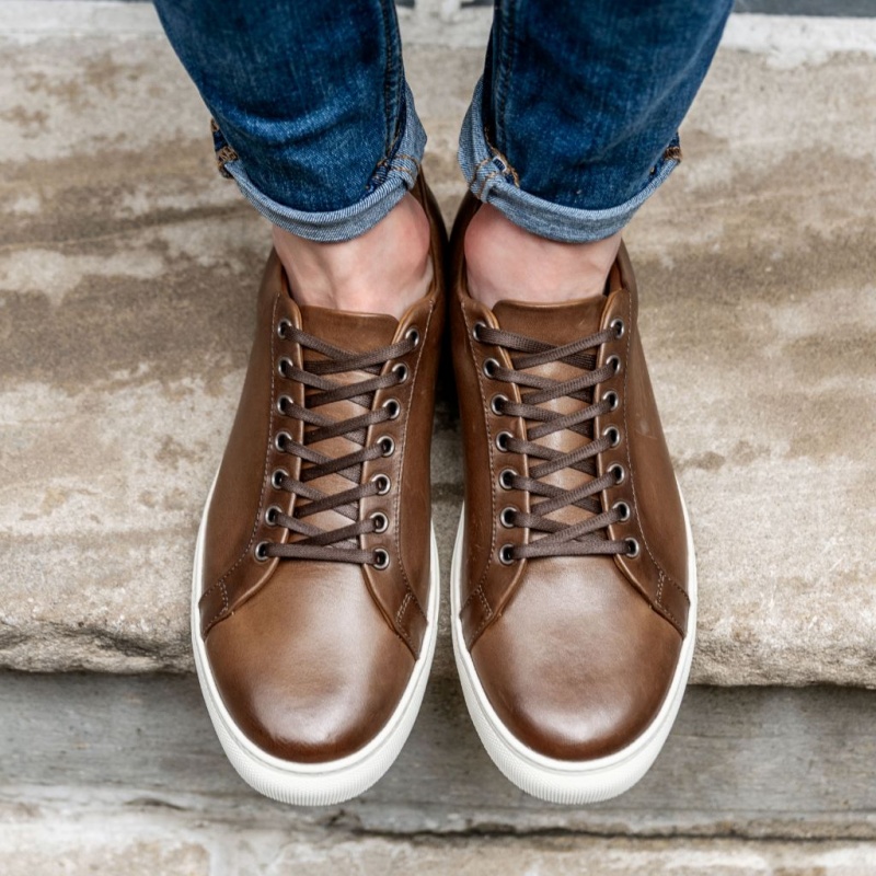 Thursday Boots Premier Low Top Sneakers Damen Dunkelbraun | Österreich-85017ZPNB