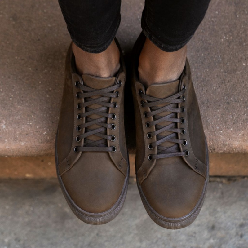 Thursday Boots Premier Low Top Sneakers Damen Dunkelbraun | Österreich-41397QMSG