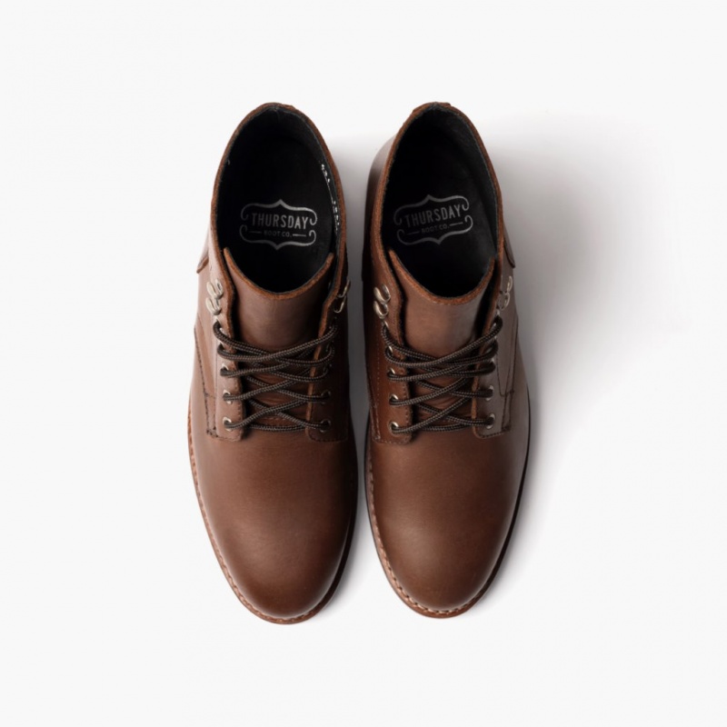 Thursday Boots President Schnürstiefel Herren Braun | Österreich-85369YWMA
