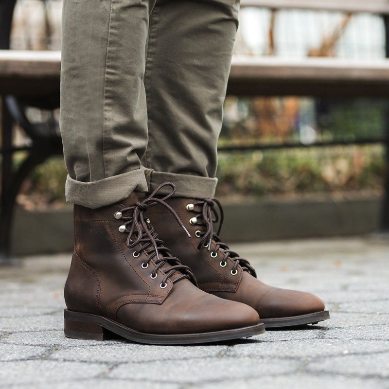 Thursday Boots President Schnürstiefel Herren Braun | Österreich-78165YLVQ