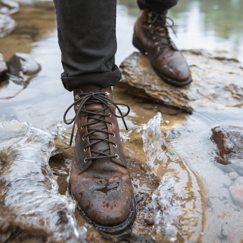 Thursday Boots President Schnürstiefel Herren Braun | Österreich-78165YLVQ