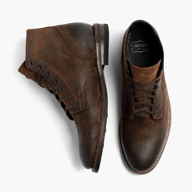 Thursday Boots President Schnürstiefel Herren Dunkelbraun | Österreich-91204VWPG