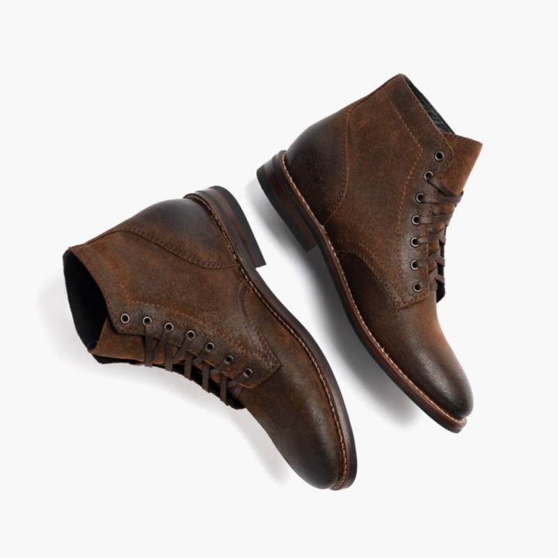 Thursday Boots President Schnürstiefel Herren Dunkelbraun | Österreich-91204VWPG