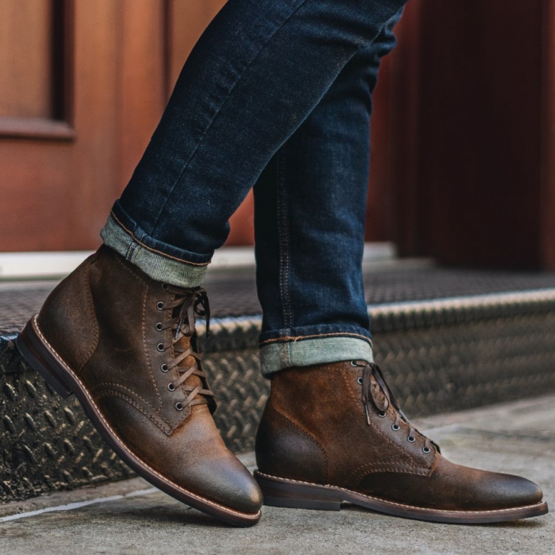 Thursday Boots President Schnürstiefel Herren Dunkelbraun | Österreich-91204VWPG