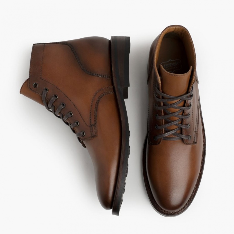 Thursday Boots President Schnürstiefel Herren Braun | Österreich-81352NXUE