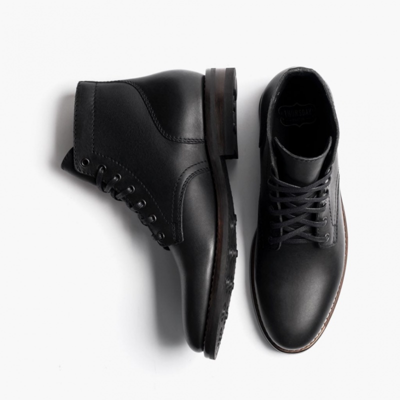 Thursday Boots President Schnürstiefel Herren Schwarz | Österreich-05947LIPV