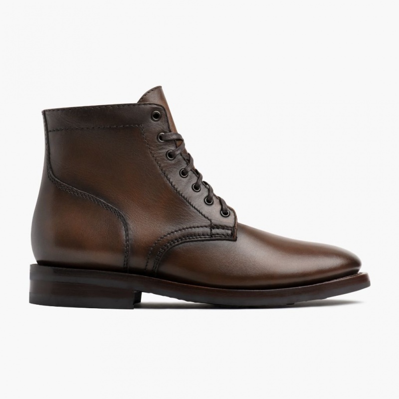 Thursday Boots President Schnürstiefel Herren Dunkelbraun | Österreich-14093BEXJ