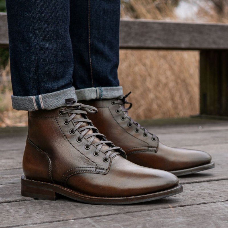 Thursday Boots President Schnürstiefel Herren Dunkelbraun | Österreich-14093BEXJ