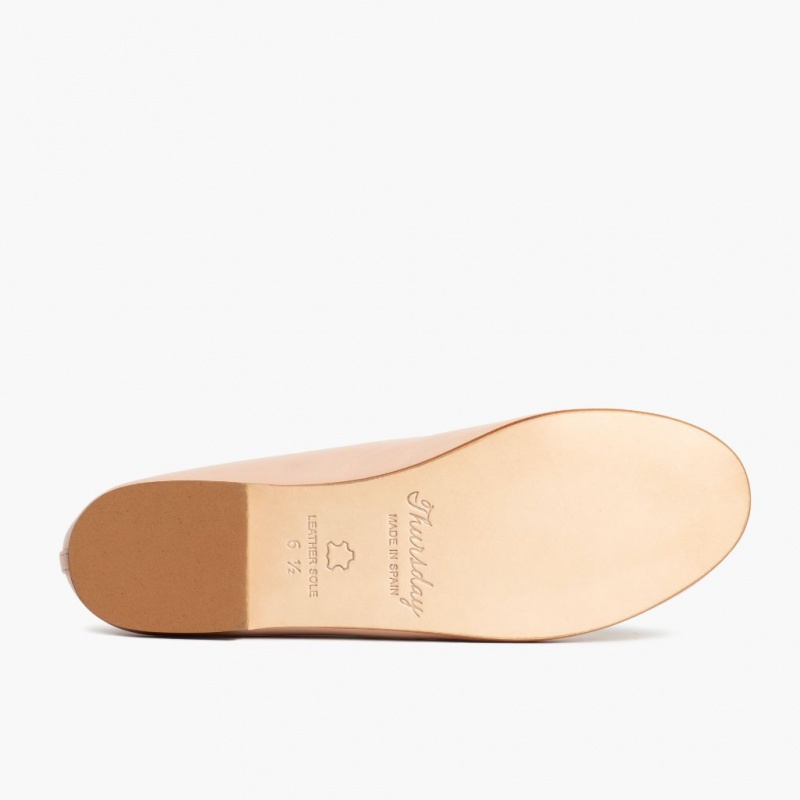 Thursday Boots Prima Ballerinas Damen Beige | Österreich-82391IACZ