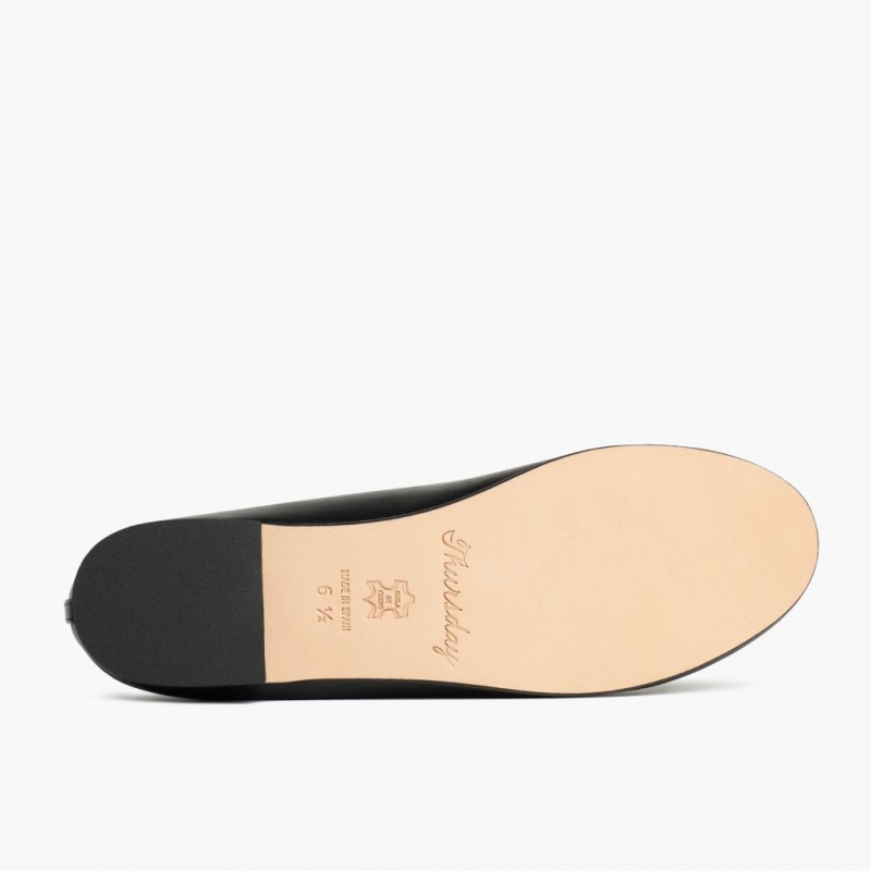 Thursday Boots Prima Ballerinas Damen Schwarz | Österreich-21489CPQG
