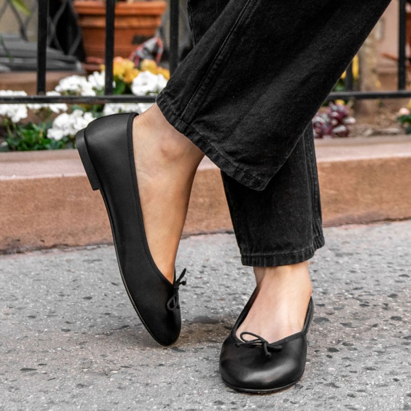Thursday Boots Prima Ballerinas Damen Schwarz | Österreich-21489CPQG