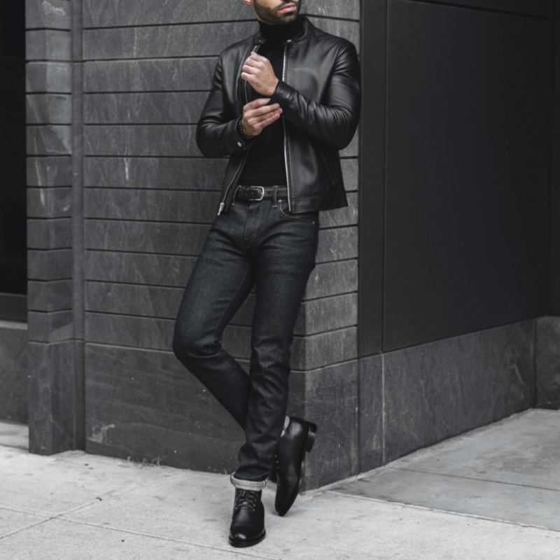 Thursday Boots Racer Jacken Herren Schwarz | Österreich-34671YITB