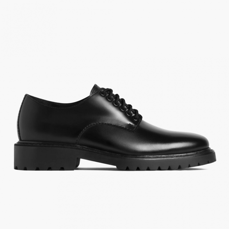 Thursday Boots Renegade Lederschuhe Herren Schwarz | Österreich-96421MIEB