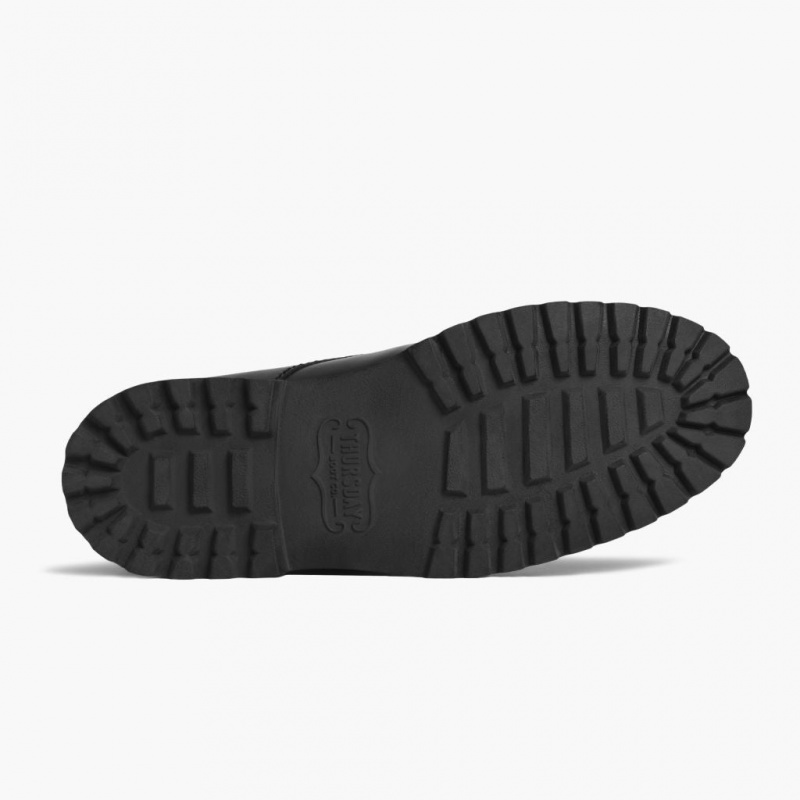 Thursday Boots Renegade Lederschuhe Herren Schwarz | Österreich-96421MIEB