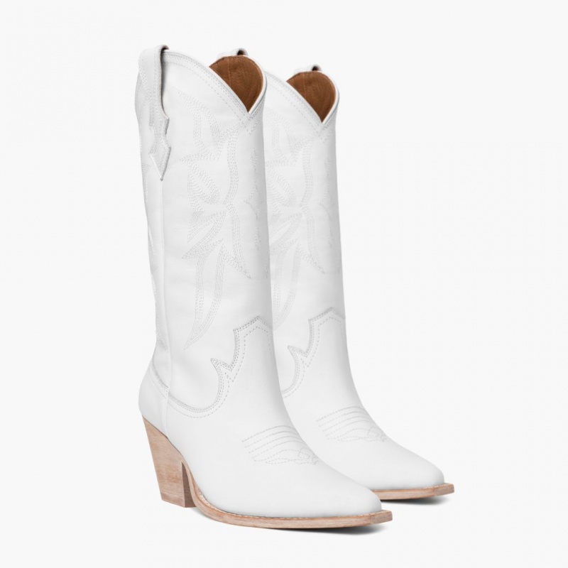 Thursday Boots Rodeo Cowboystiefel Damen Weiß | Österreich-09264UVLA