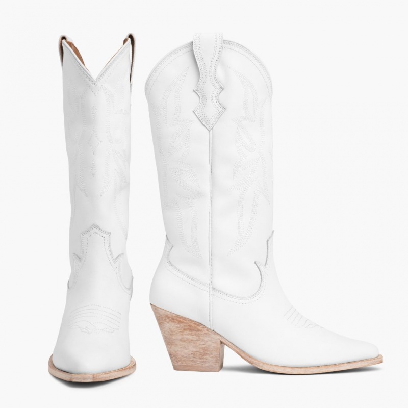 Thursday Boots Rodeo Cowboystiefel Damen Weiß | Österreich-09264UVLA