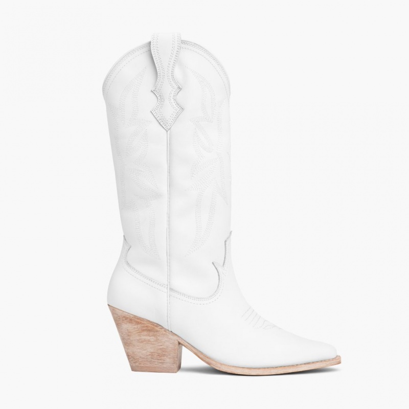 Thursday Boots Rodeo Cowboystiefel Damen Weiß | Österreich-09264UVLA