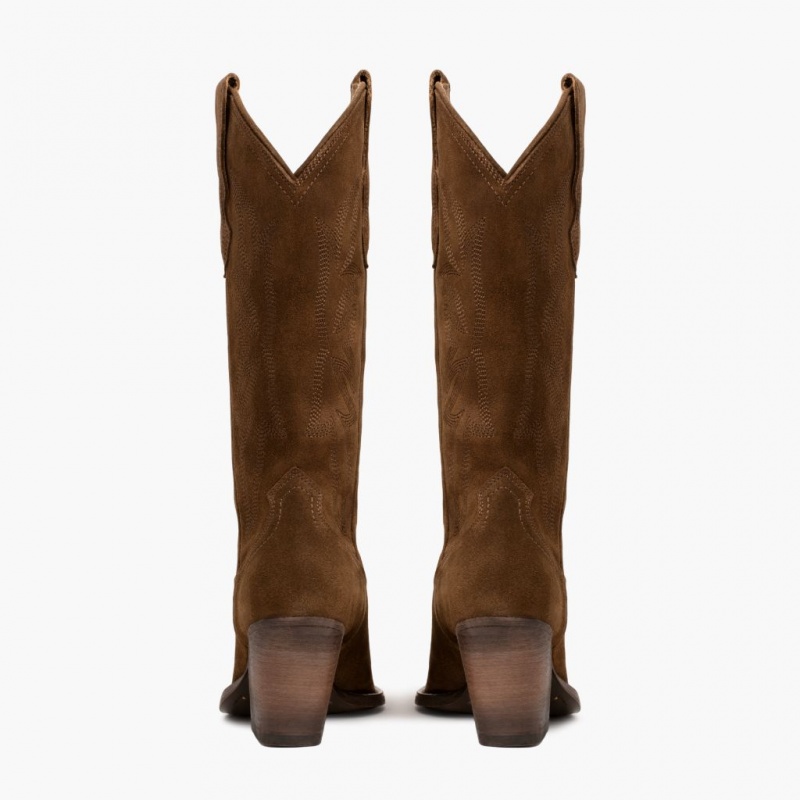 Thursday Boots Rodeo Cowboystiefel Damen Dunkelbraun | Österreich-86132JNBH