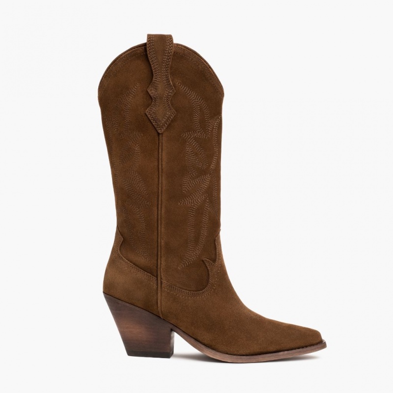 Thursday Boots Rodeo Cowboystiefel Damen Dunkelbraun | Österreich-86132JNBH
