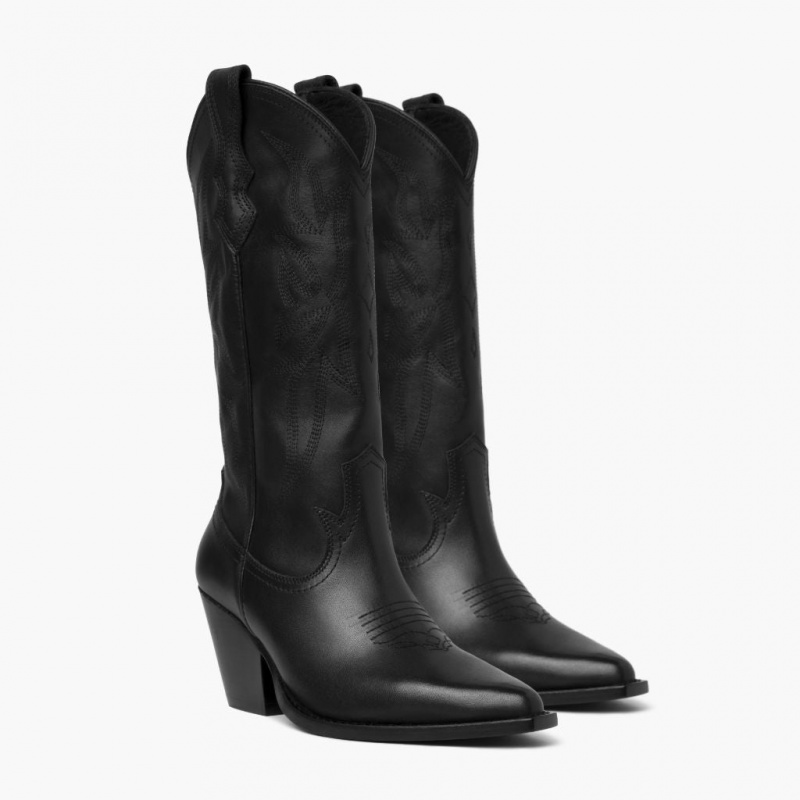 Thursday Boots Rodeo Cowboystiefel Damen Schwarz | Österreich-93582ICEW