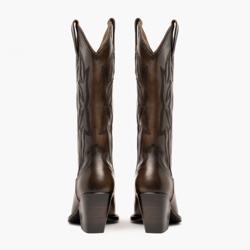 Thursday Boots Rodeo Cowboystiefel Damen Dunkelbraun | Österreich-94130IPEZ