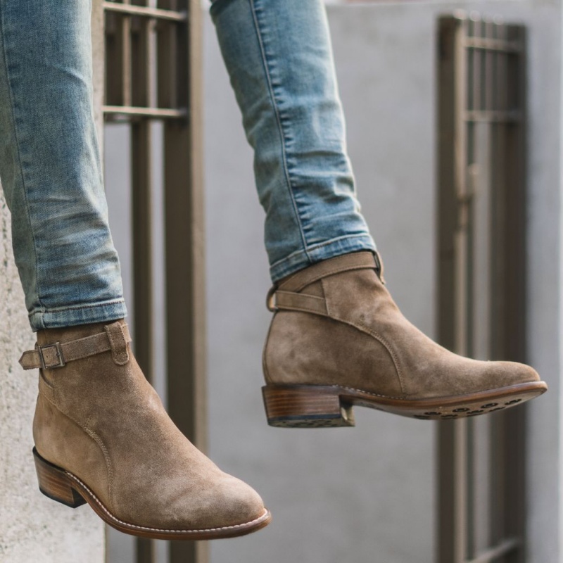 Thursday Boots Rogue Jodhpur Chelsea Stiefel Herren Taupe | Österreich-89034LIQJ