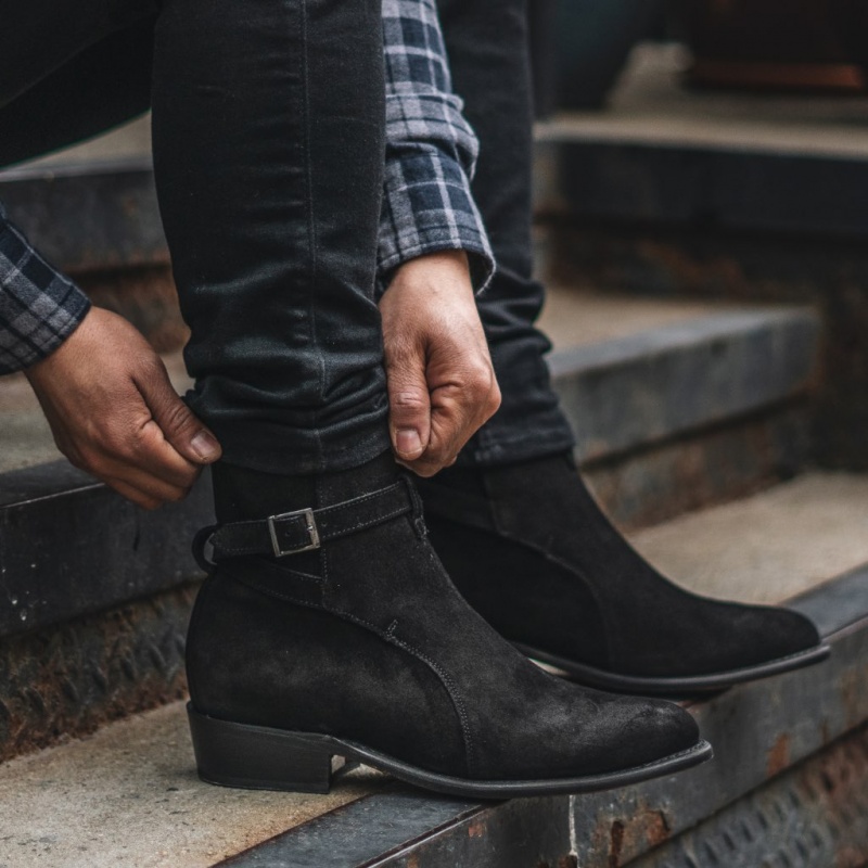 Thursday Boots Rogue Jodhpur Chelsea Stiefel Herren Schwarz | Österreich-06153FIGV