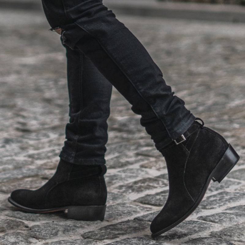 Thursday Boots Rogue Jodhpur Chelsea Stiefel Herren Schwarz | Österreich-06153FIGV