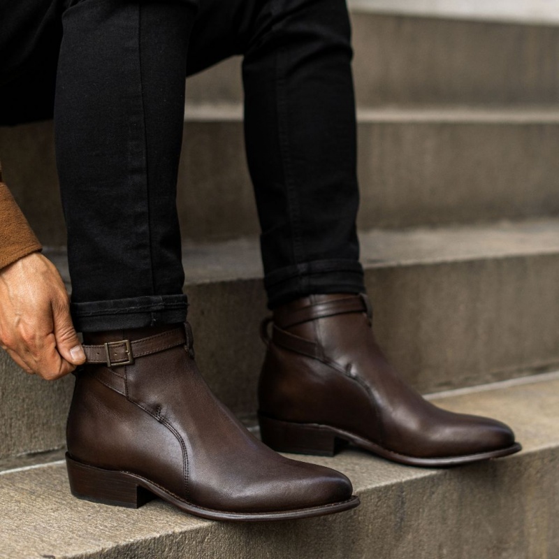 Thursday Boots Rogue Jodhpur Chelsea Stiefel Herren Dunkelbraun | Österreich-67125RYUL