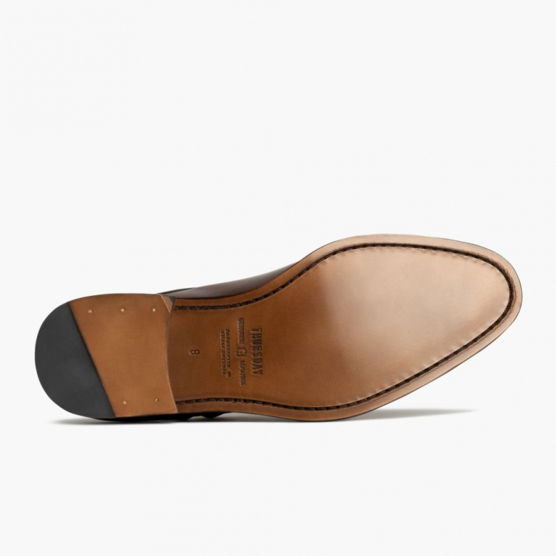 Thursday Boots Saint Double Monk Lederschuhe Herren Dunkelbraun | Österreich-28091PTJN