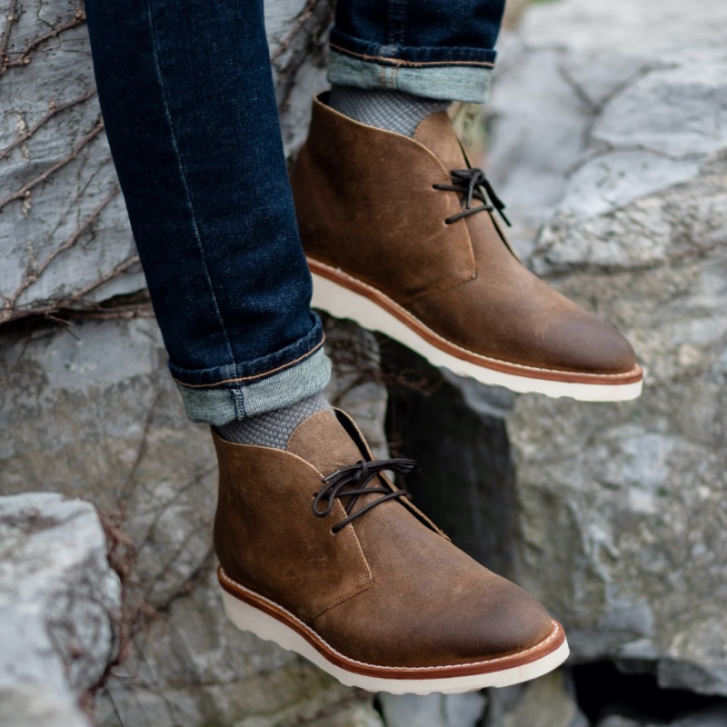 Thursday Boots Scout Chukkastiefel Herren Braun | Österreich-53478WFKR