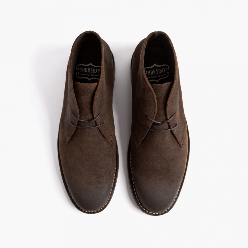 Thursday Boots Scout Chukkastiefel Herren Dunkelbraun | Österreich-40658NMPU