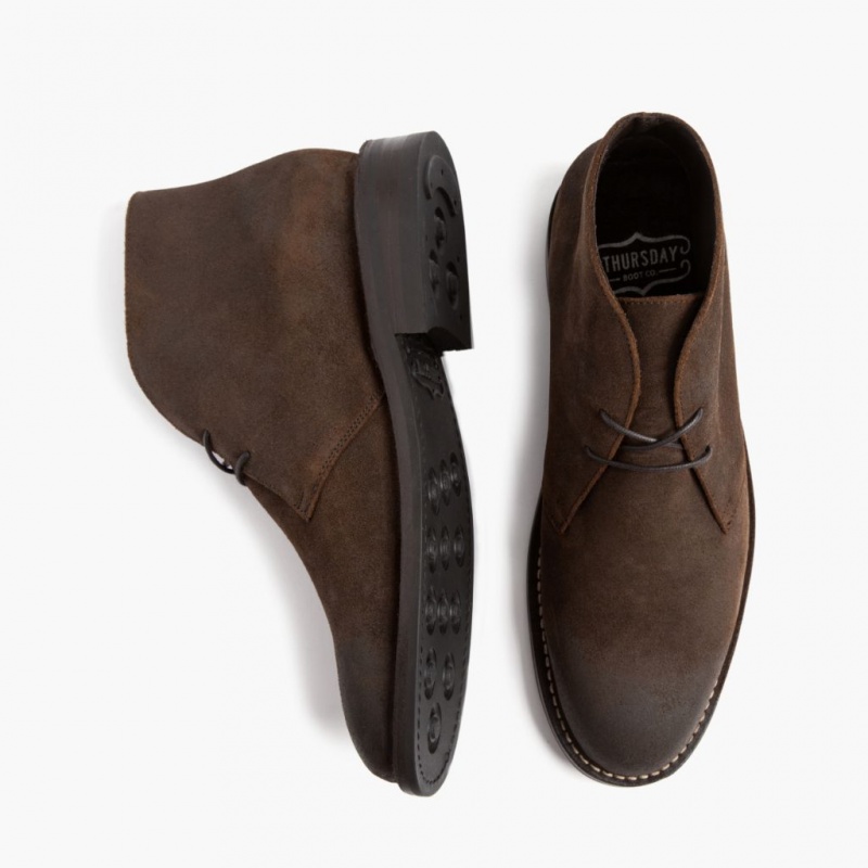 Thursday Boots Scout Chukkastiefel Herren Dunkelbraun | Österreich-40658NMPU