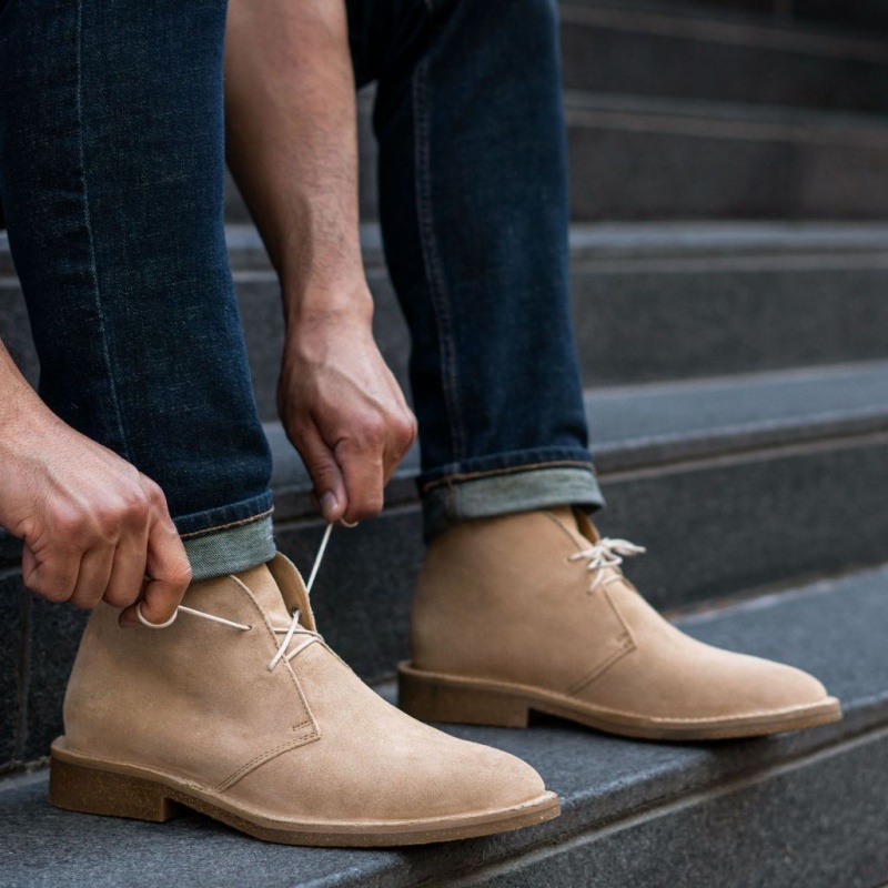 Thursday Boots Scout Chukkastiefel Herren Beige | Österreich-20859DQYV