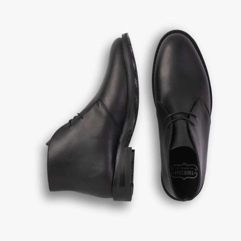 Thursday Boots Scout Chukkastiefel Herren Schwarz | Österreich-62147IFLN