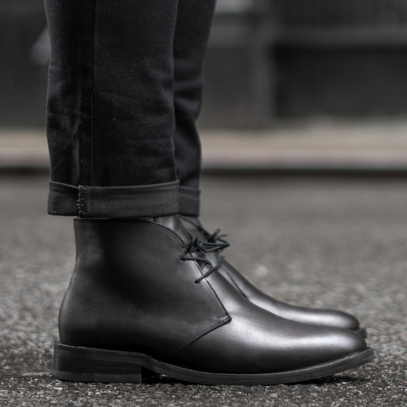 Thursday Boots Scout Chukkastiefel Herren Schwarz | Österreich-62147IFLN