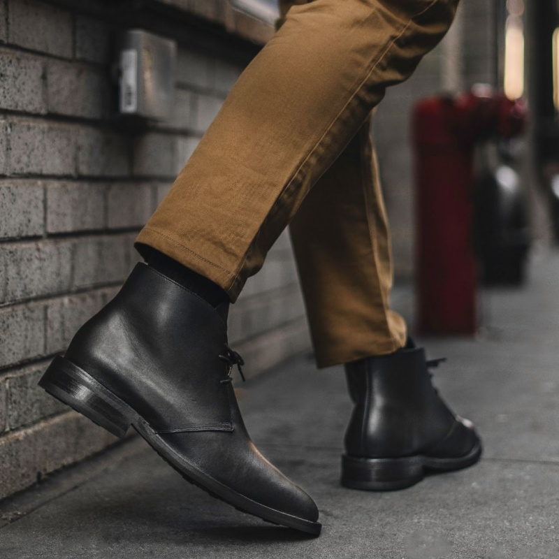 Thursday Boots Scout Chukkastiefel Herren Schwarz | Österreich-62147IFLN