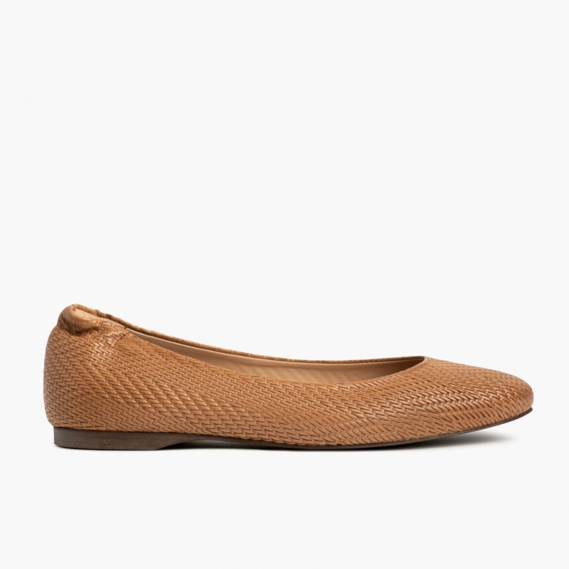 Thursday Boots Scrunch Ballerinas Damen Braun | Österreich-57428GIAY