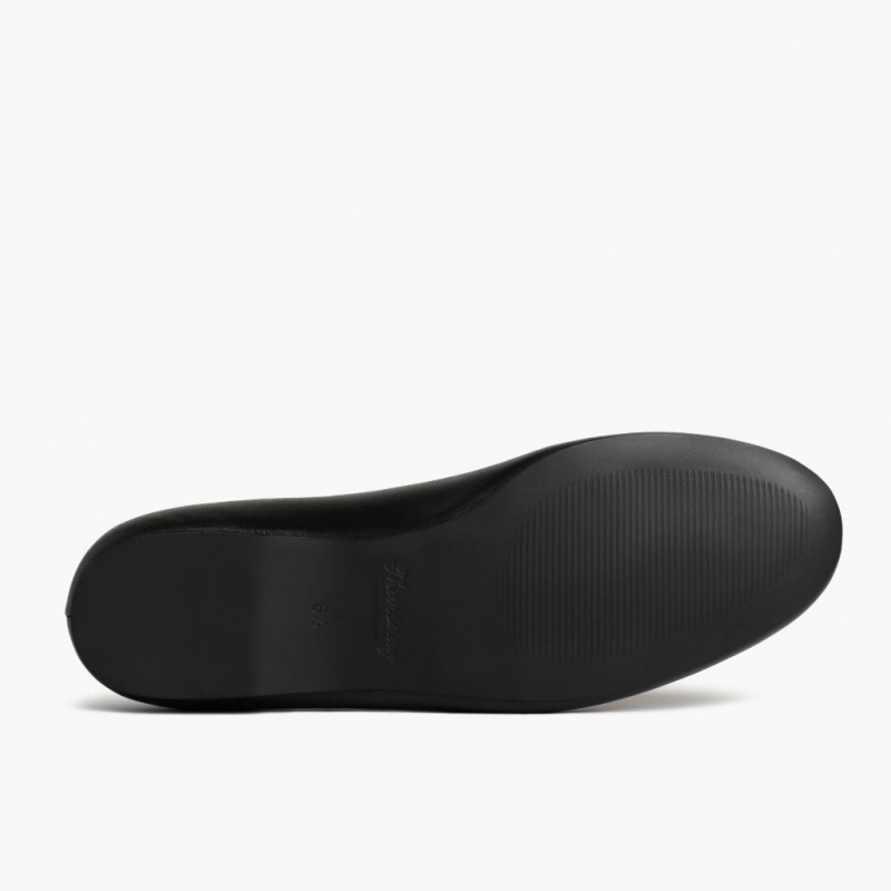 Thursday Boots Scrunch Ballerinas Damen Schwarz | Österreich-97862XAZY