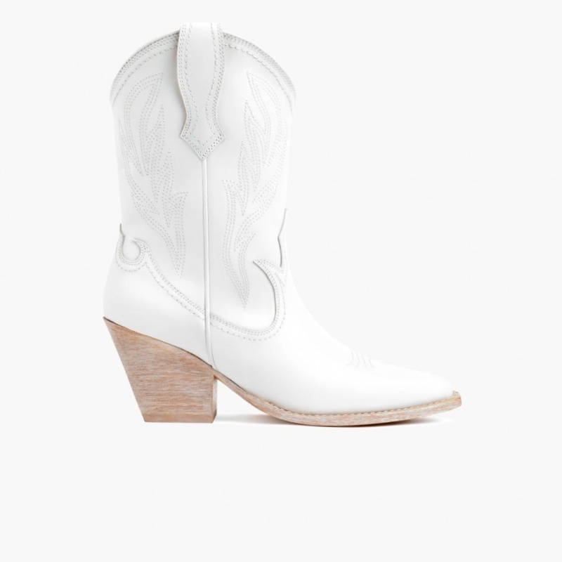 Thursday Boots Sierra Cowboystiefel Damen Weiß | Österreich-25398XMSB