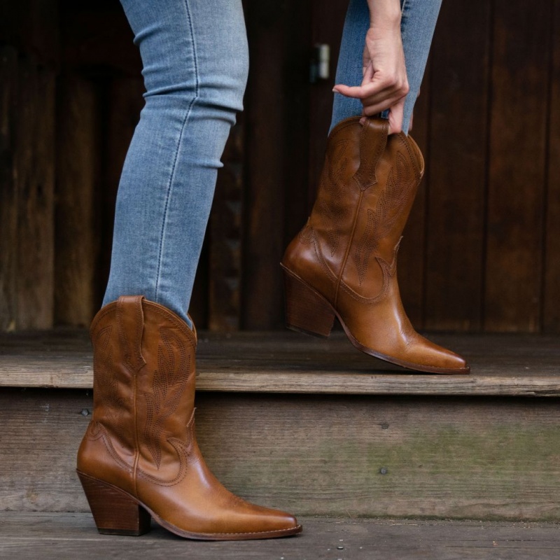 Thursday Boots Sierra Cowboystiefel Damen Braun | Österreich-52103NYTS
